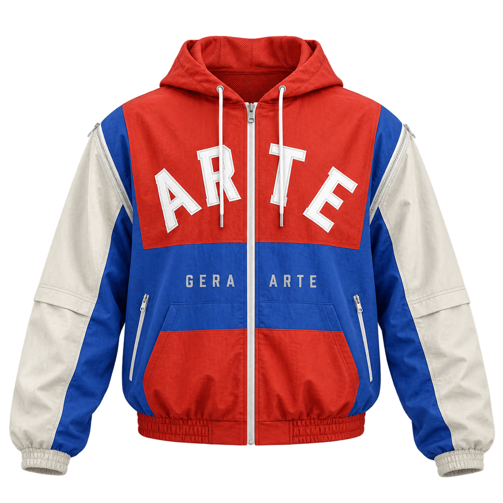 Tricolor Windbreaker