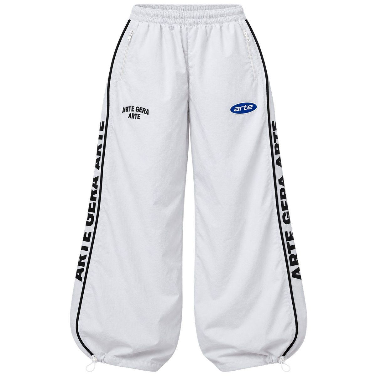 Off-White Zip Baggy Pants