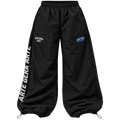 Black Zip Baggy Pants