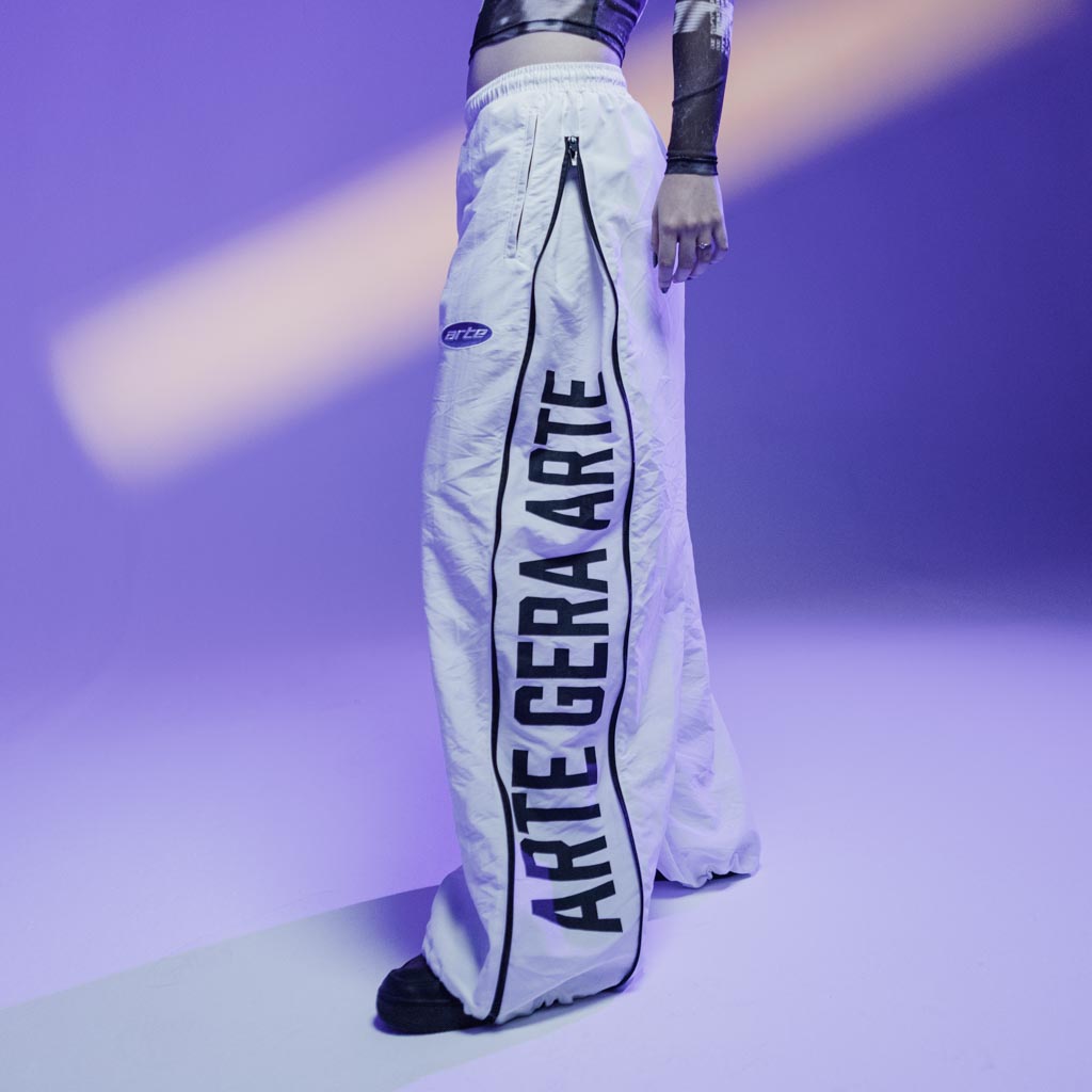 Off-White Zip Baggy Pants