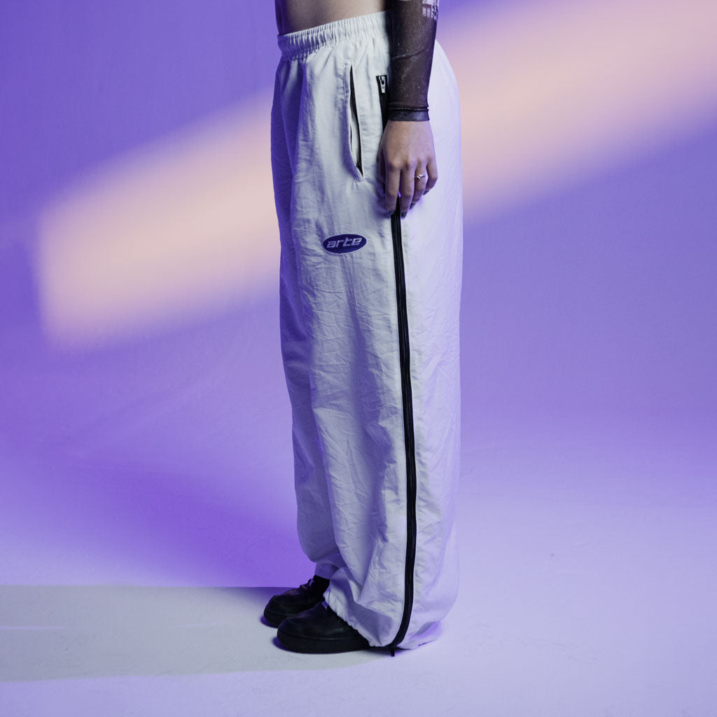 Off-White Zip Baggy Pants