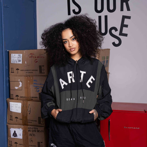 Black Windbreaker