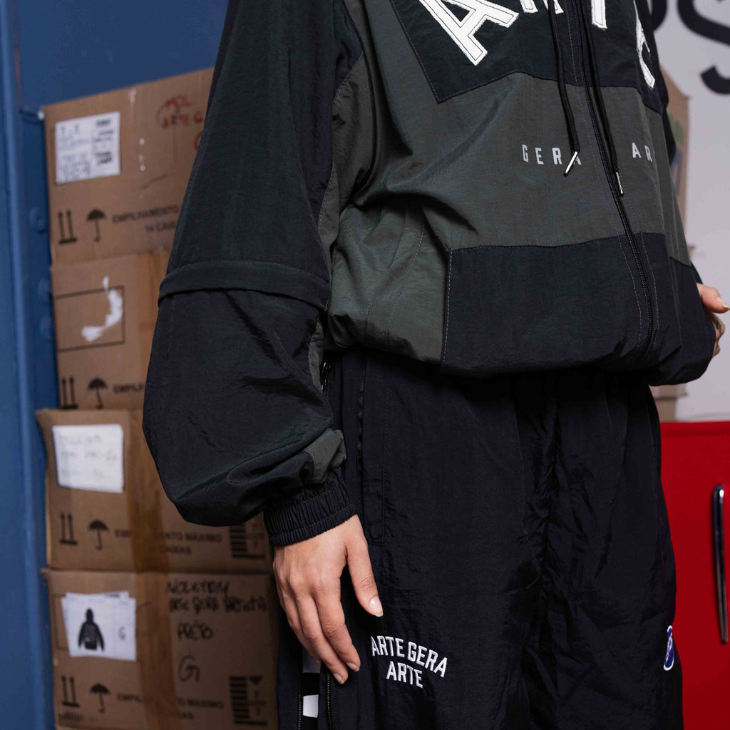 Black Windbreaker