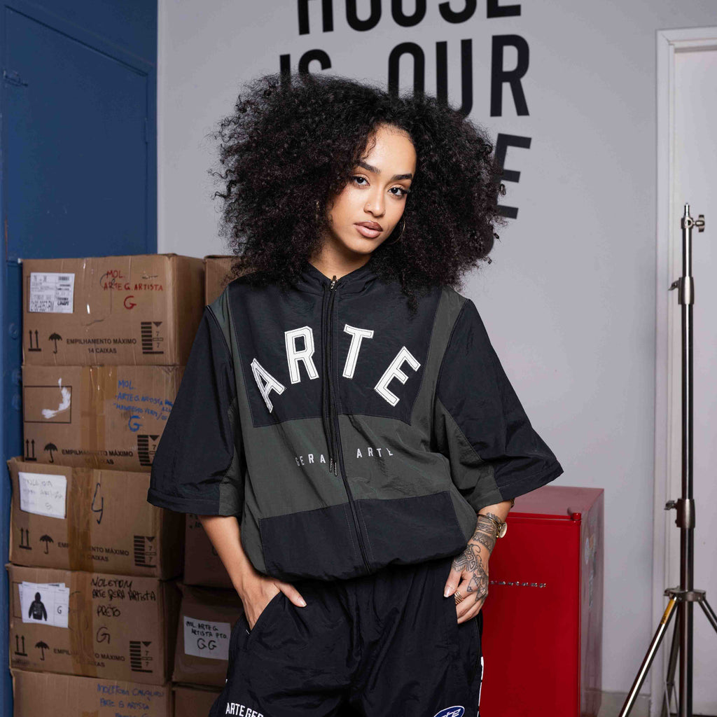 Black Windbreaker
