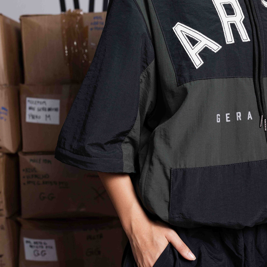 Black Windbreaker