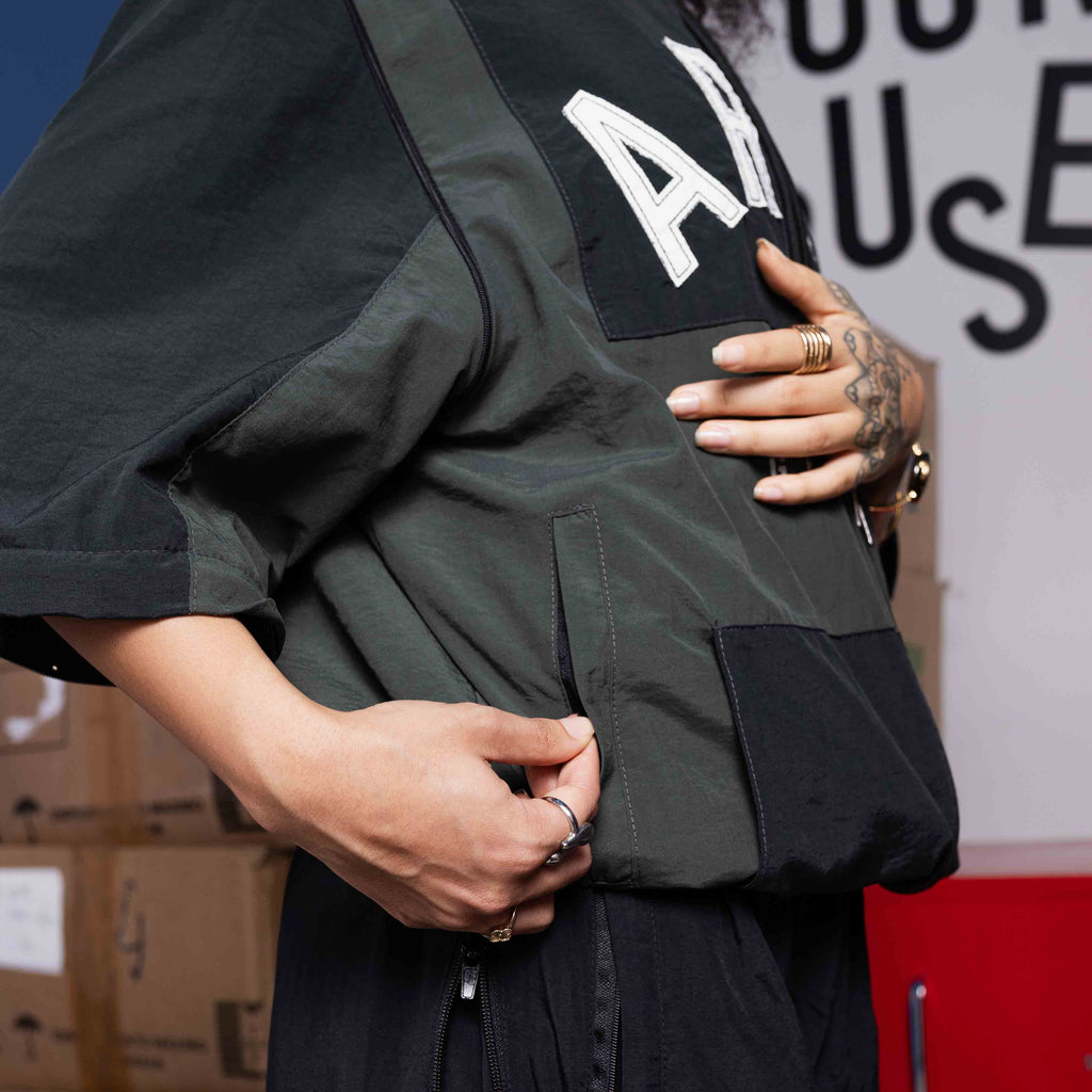 Black Windbreaker