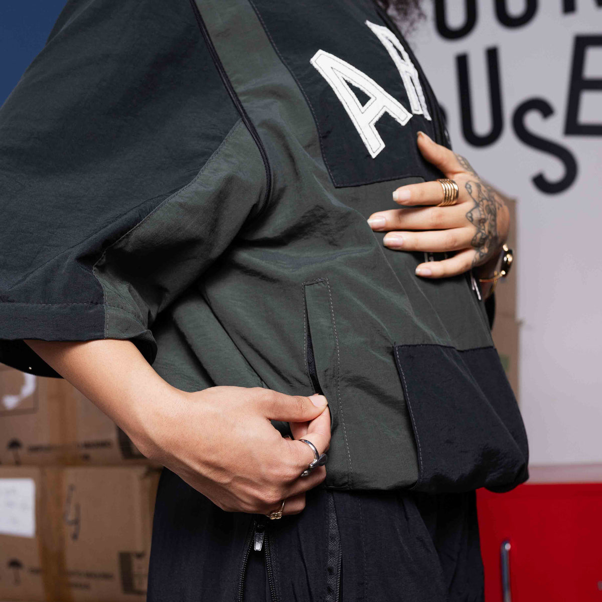 Black Windbreaker
