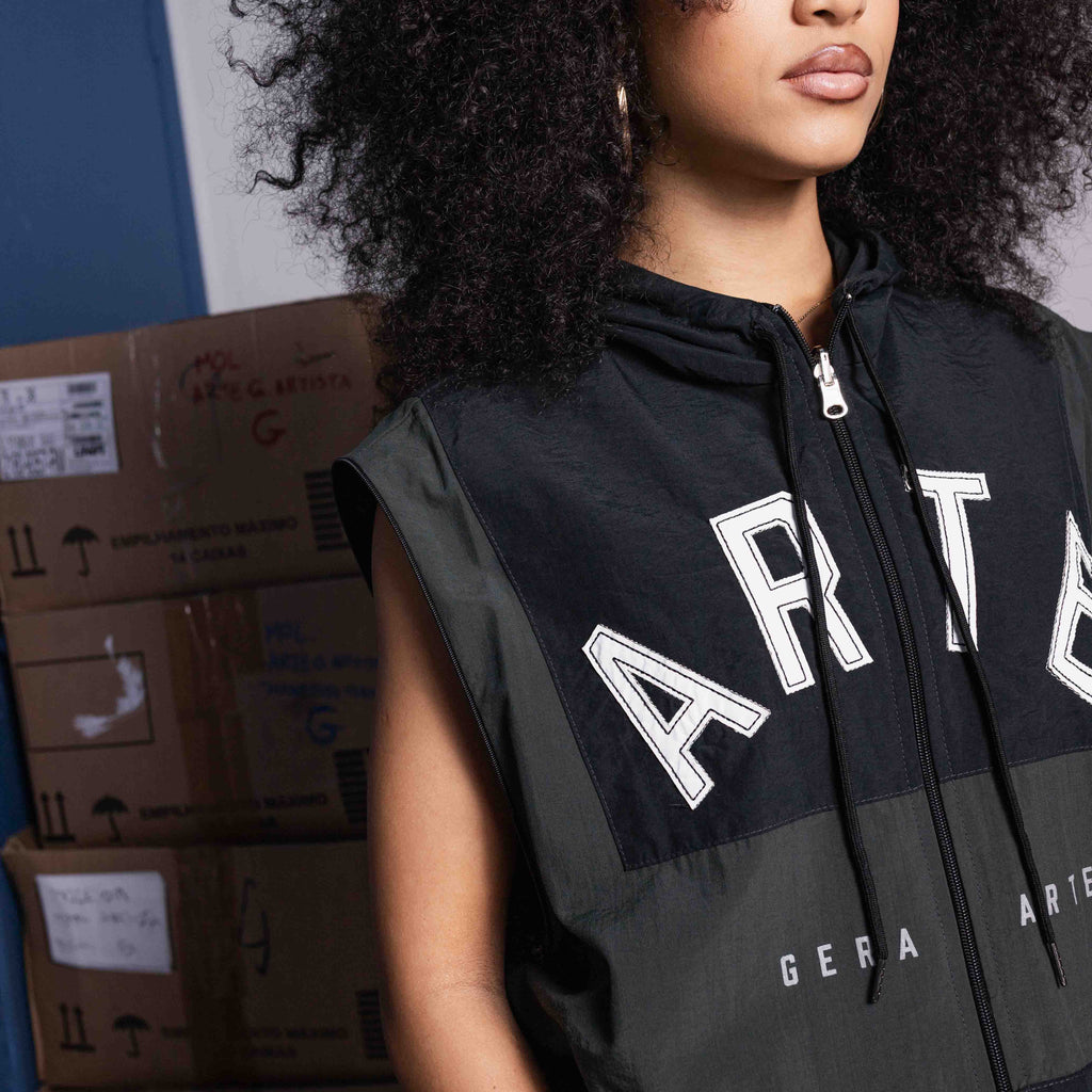 Black Windbreaker