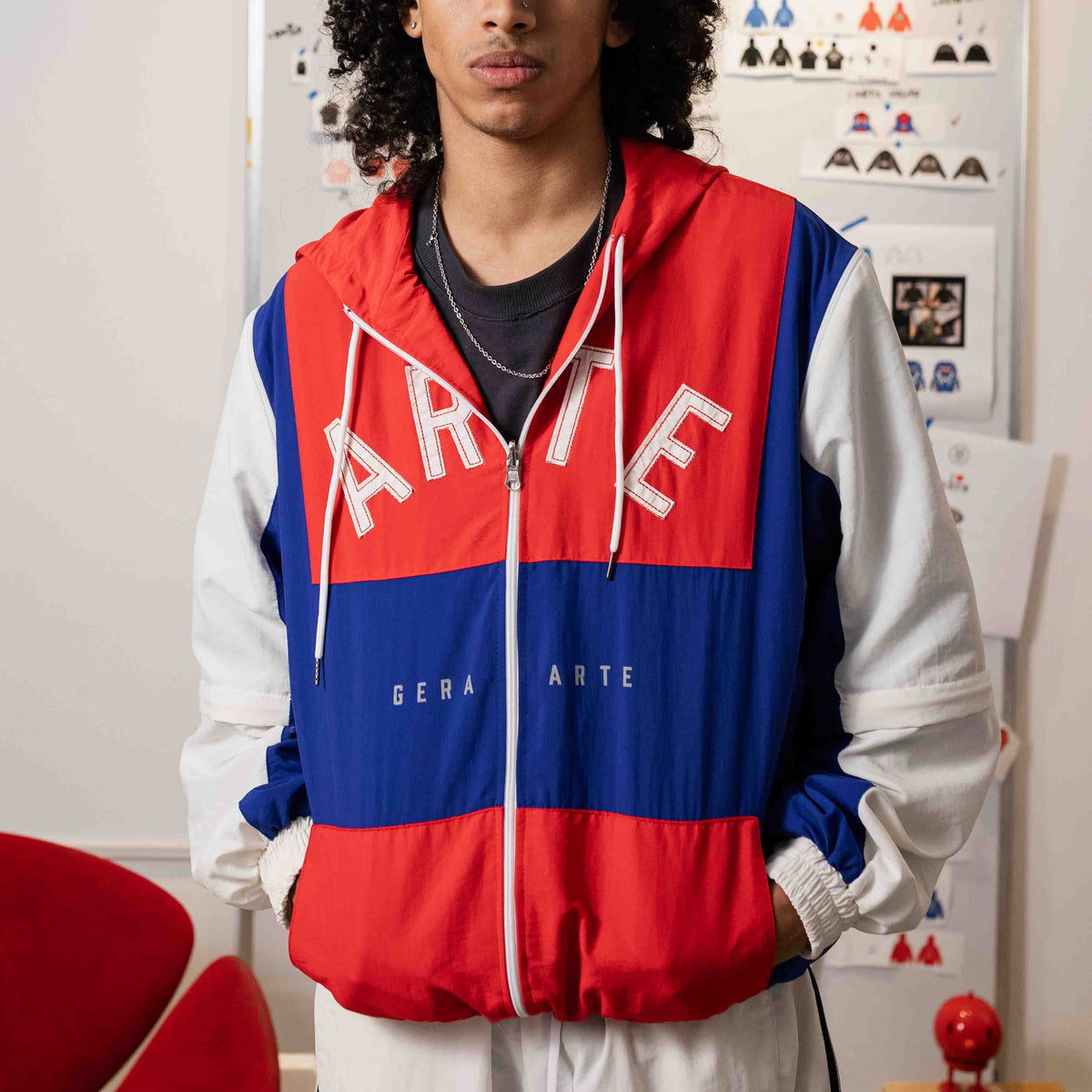 Tricolor Windbreaker