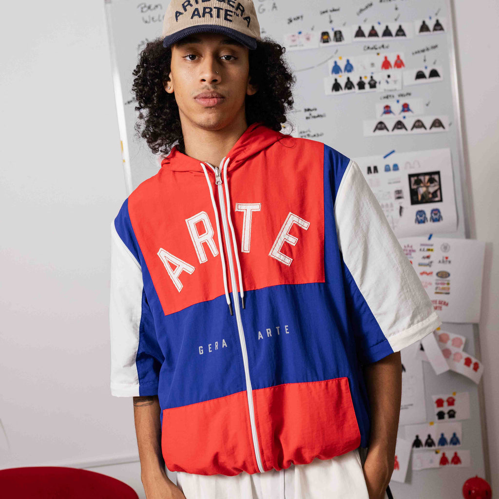 Tricolor Windbreaker