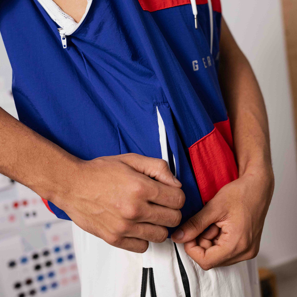 Tricolor Windbreaker